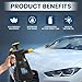 EZ eco wash Waterless Car Wash Kit - 1:20 concentrated Car cleaning liquid with 1L Spray Can & 4 Microfiber Towels. Wash you car without foam, anywhere and anytime with 0 waste. No Foam solution