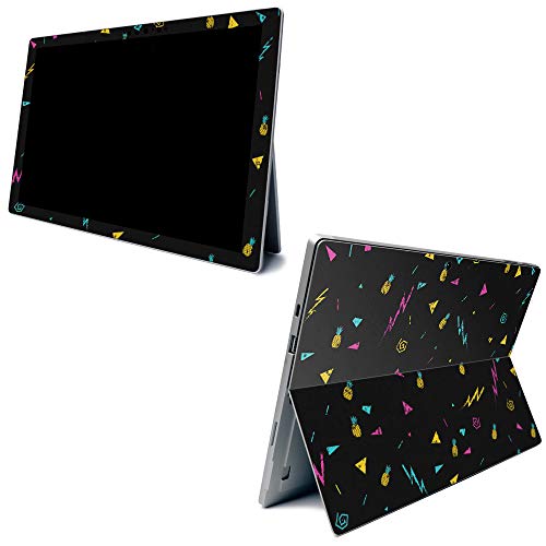 Image of MightySkins Carbon Fiber Skin for Microsoft Surface Pro 7 - Magic Pineapple | Textured Carbon Fiber Finish | Easy to Apply, Remove, and Change Styles | Made in The USA (CF-MISURPR7-Magic Pineapple)