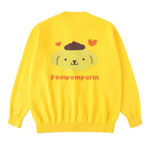 Cartoon Girls Cropped Cardigan Sweaters Cotton Long Sleeve Knit Cardigans Crewneck Sweater Button Up School Uniform3