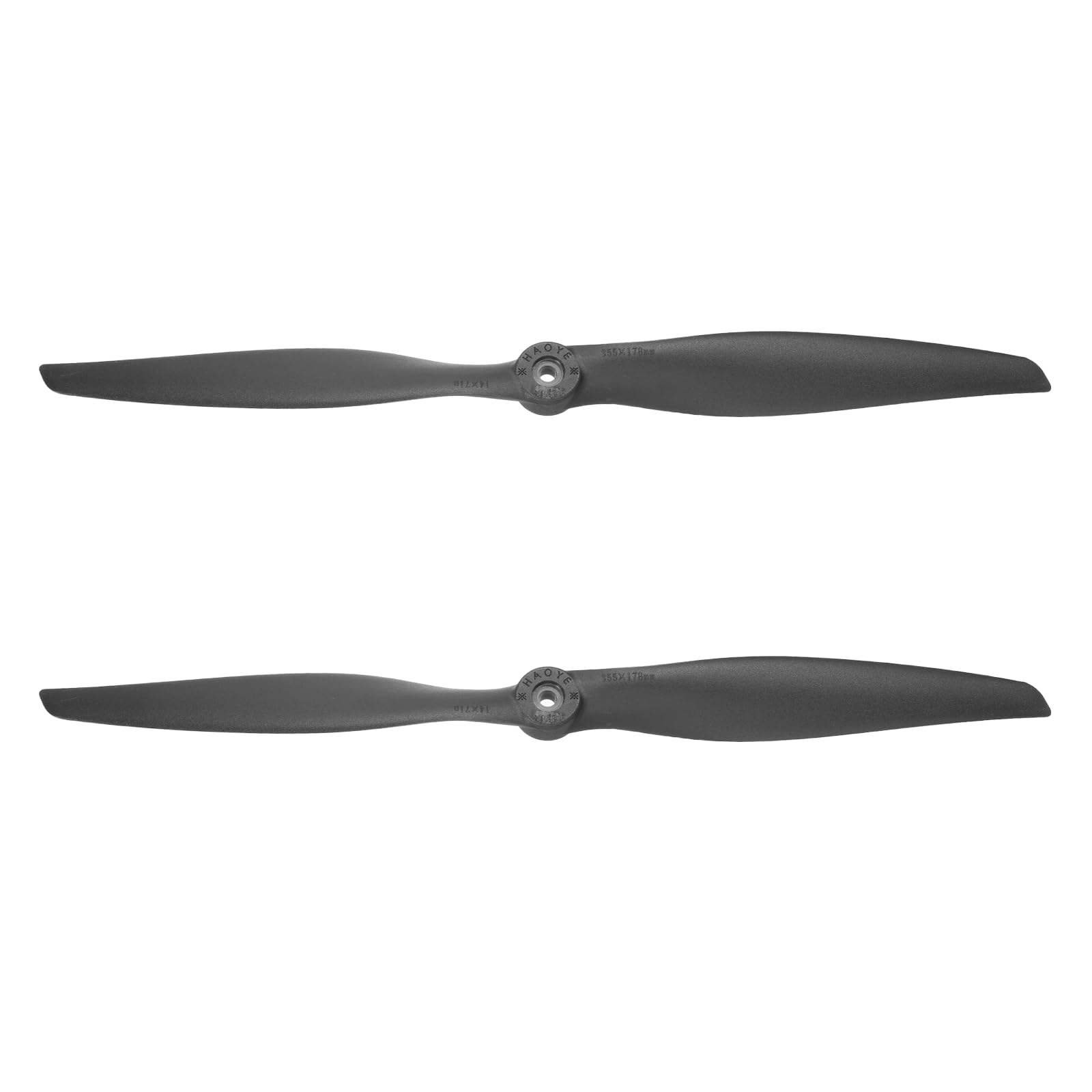 QUARKZMAN 2 Piezas Hélices RC 14x7 Pulgadas Palas De 2 Aspas Accesorios Especiales para Motor De Drones Ligeros Negro