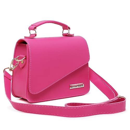 Bolsa Feminina Transversal Pequena Mini Tampa Bag Balada Festa Blogueirinha (Rosa Pink)