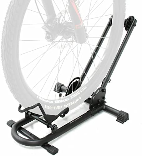 BIKEHAND Bicycle Floor Type Parking Rack Stand - for Mountain and Road Bike Indoor Outdoor Garage Storage