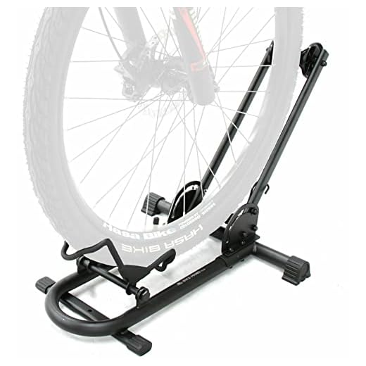 BIKEHAND Bicycle Floor Type Parking Rack Stand - for Mountain and Road Bike Indoor Outdoor Nook Garage Storage