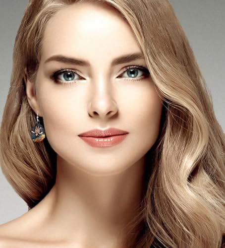 DianaL Boutique Sea Turtle Earrings Dangle Metal Casting Patina Copper Finish3