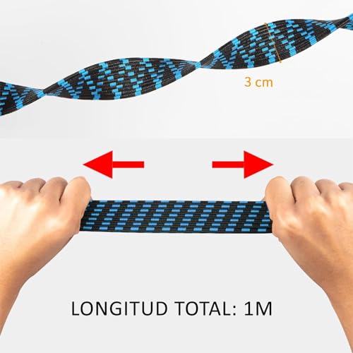 XUTONG Elastic Octopus with Hooks, 4 Pieces 1 m Adjustable Tensioners Elastic Tie Down Straps with Hooks, Luggage Tensioners - Image 2