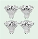 Pack of 4 10 Watt MR11 12Volt Precision Halogen Reflector Fiber Optic Light Bulb