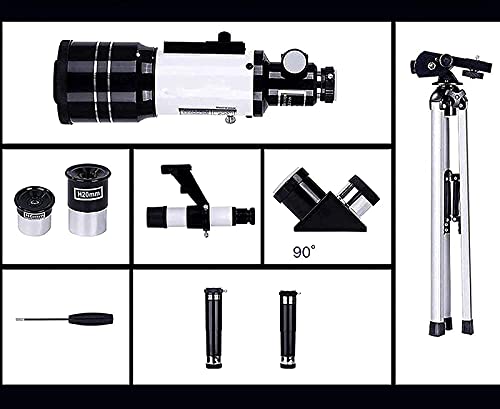 Telescopio astronómico refractor 70mm con trípode y accesorios miniatura 7