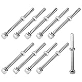 METALLIXITY Sechskant Kopf Schrauben Bolzen Muttern Flach und Schloss Unterlegscheiben Kit (M8x90mm) 10Set 304 Edelstahl Sortiment Kit - für Hausgerät