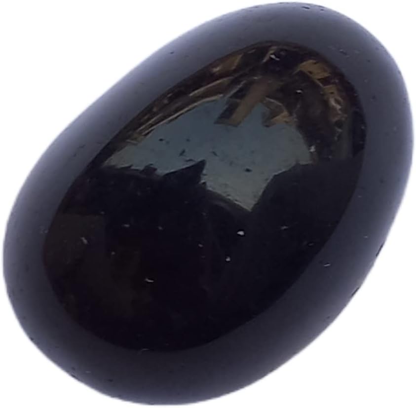 Rocksmins Quartz Smoky Tumble 1 Pc (Single) 10-20 Gm 15-25mm Polished Original Natural Crystal Gemstone Stones for Reiki Healing Crystal Aura Cleaning Tumbling Chakras Balancing Vastu Meditation