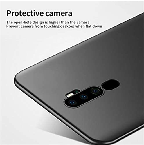 Image of Mobile Back Cover Case for Oppo A9 2020 (Silicone Case|CameraProtection|Black SC1510)