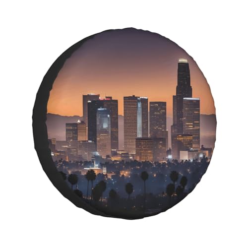 Los Angeles Skyline Spare Tire Cover 14-17