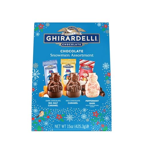 GHIRARDELI Holiday Chocolate Snowmen Assortment, 15 oz.