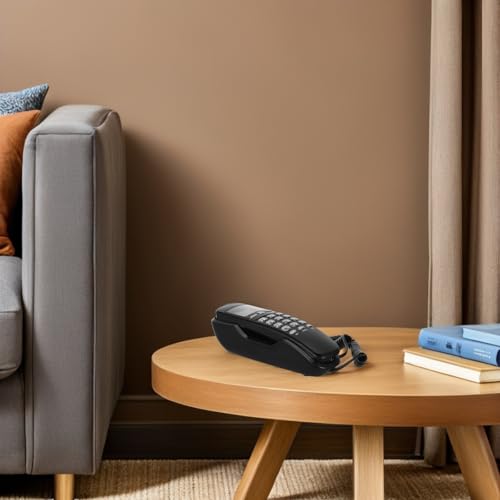 Teléfono de mesa con cable teclas grandes e identificador llamadas marca Hemobllo 5