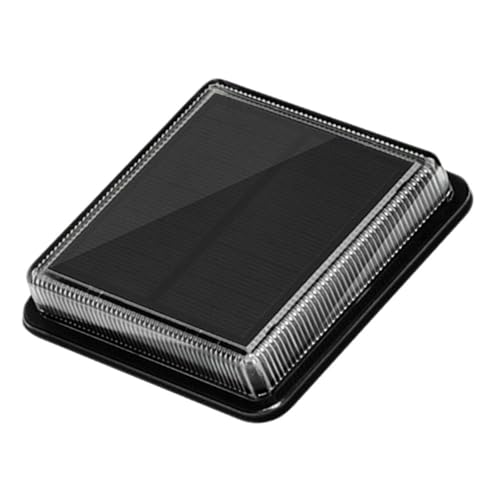 Zerodeko Solar Outdoor Step Light Waterproof LED Landscape Lighting Tool with Pressure Resistance for Garden Lawn Patio Deck
