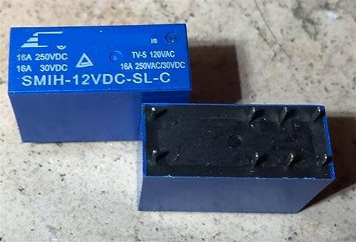 Relé de 8 pines SMIH-12VDC-SL-C con conmutador 14F-1C-8P y capacidad de carga de 16A