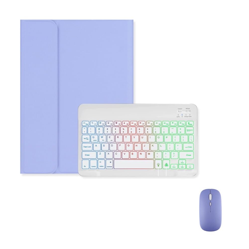 Étui iPad Pro 11 2024 clavier rétroéclairé détachable housse protection cuir XYAL