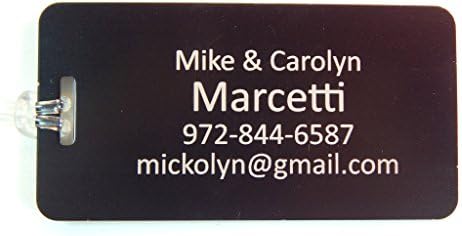 Luggage-Tag Custom Engraved Jumbo Aluminum (5)