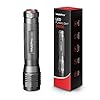 Extrem Hell LED Taschenlampe S3000, PUAIDA 3000 Lumen Taschenlampe mit 3 Modi und Lange Arbeitzeit, IP67 Wasserdicht Zoombar für Outdoor, Wandern, Camping