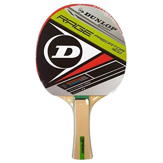 Dunlop Rage Predator Table Tennis Racket for Beginner