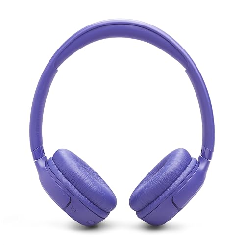 Image of JBL Tune 530BT - Wireless on-Ear Bluetooth 6.0 Headphones with Powerful JBL Pure Bass Sound, 2 beamforming mics for Perfect Calls, Up to 76 Hours of Battery Life & Multi-Point Connection (Purple)