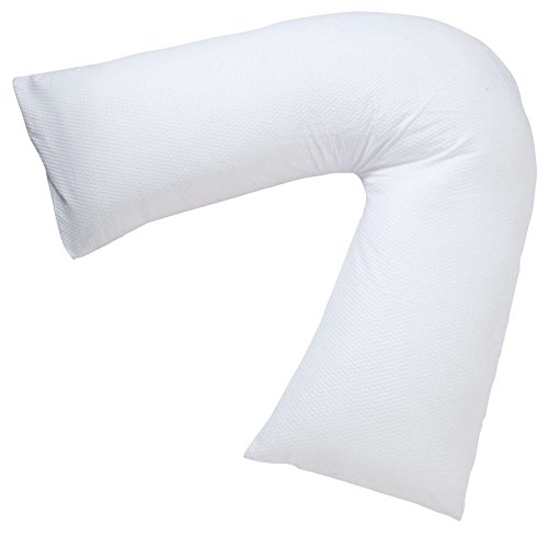 Linen Empire Ltd New Hollowfibre Medical Living Orthopaedic V Shaped Nursing Pregnancy Back Support Pillow- Made in Britain