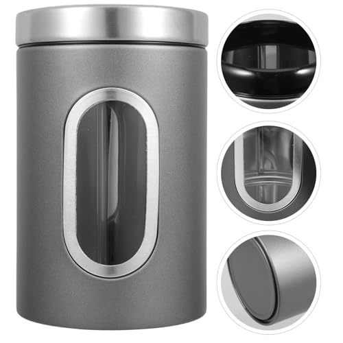 Envase Hermético de Acero Inoxidable para Café con Ventana miniatura 7