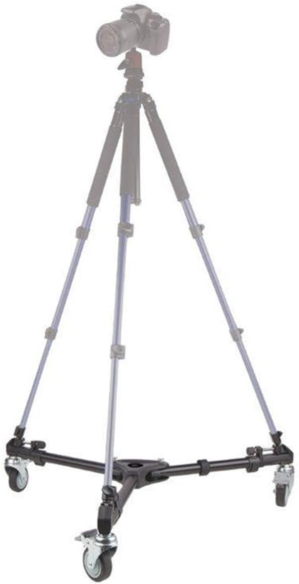Vivitar Professional Video Tripod Dolly with 15-24" Leg Extension, 55 lbs Capacity