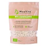 MeaVita Bio Hanfsamen liefern außerdem die wertvollen Omega-3- und Omega-6-Fettsäuren.