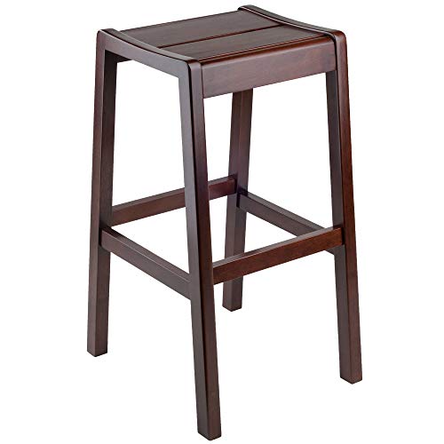 Winsome Wood 94146-WW Alicante Stool, Walnut