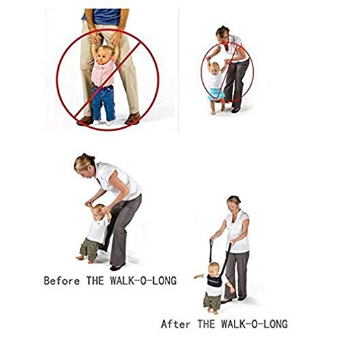 Image of Baby Toddler Walking Assistant Harness Baby Walking Learning Belt Helper Walker Wings Safety Walking Harness Walker for Baby 6-24 Months (Navy)