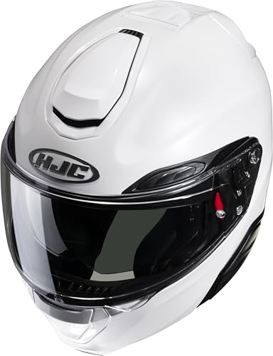 Casque modulable HJC RPHA 91 premium blanc perlé taille M haute performance