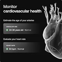 Withings Body Scan, Segmentale BIA-Waage, 6-Kanal-EKG, WLAN, Schwarz – Ansicht 4