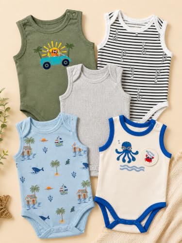 Image of TuddyBuddy 100% Cotton Romper /Bodysuit for Baby Boys