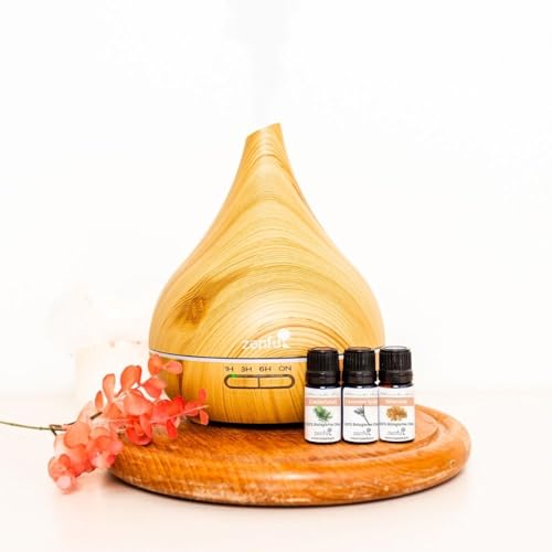Diffuseur d'aromathérapie Timber Light 550ML pour un salon relaxant - 3