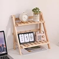 上卓 (オブジェ台) Amazon.co.jp: MJKQ9 デスク上置き棚 折りたたみ式 卓上収納