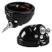 HOZAN Black 4-1/2 Inch Passing Light Mounts 4.5 Motorcycle Light Housing for Harley Honda Yamaha Kawasaki Triumph