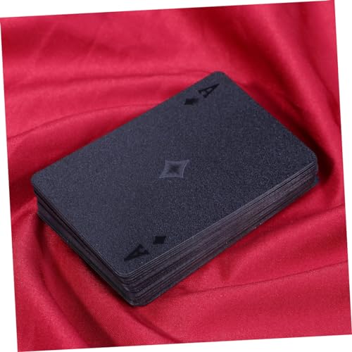 ibasenice 2stücke Kreative Schwarze Pokerkarten Für Spieleabende Hochwertige Kartenspiele Für Zuhause Büro Und Partys Für Erwachsene Robustes Material Spiele Für Gesellige Runden Spaß – Bild 7