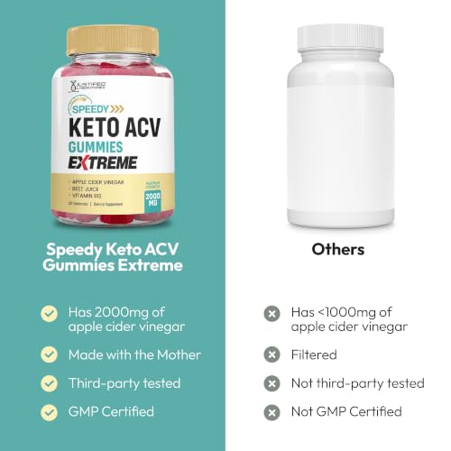 Justified Laboratories Speedy Keto ACV Gummies