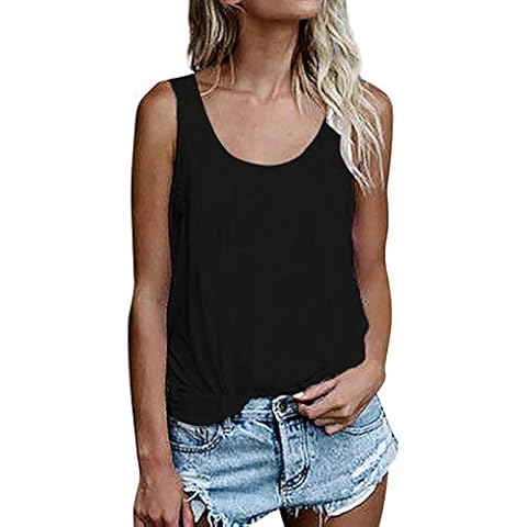 NONSAR Camiseta de verano sin mangas para mujer Cover