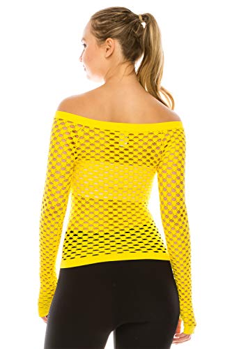 Kurve Stretchy Fishnet Long Sleeve Top, UV Protective Fabric, Rated UPF 50+ (Made with Love in The USA)4