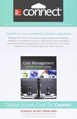 Cost Management: A Strategic Emphasis with Conn... 1259818993 Book Cover