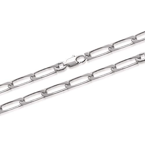 Bracelet maille cheval diamantée argent massif 925 pour homme et femme