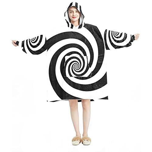 Sweat à capuche surdimensionné Sherpa idée cadeau original adulte