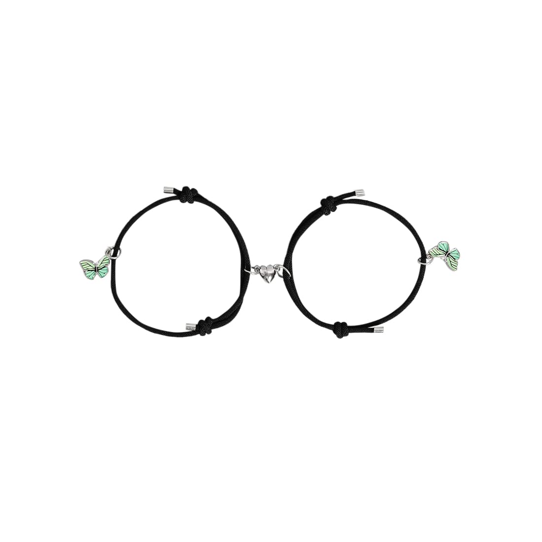 See full amazon price history chart for El Regalo 2pcs BF Magnetic Heart Butterfly Bracelets for Best Friends/Besties/Couples - Butterfly Relationship Matching Bracelet Set Mutual Attraction Rope Bracelets (Green Butterfly Bracelet) El Regalo 2pcs BF Magnetic Heart Butterfly Bracelets for Best Friends/Besties/Couples - Butterfly Relationship Matching Bracelet Set Mutual Attraction Rope Bracelets (Green Butterfly Bracelet) (B0BLK8V8CN) Amazon Price History, Amazon Price Tracker