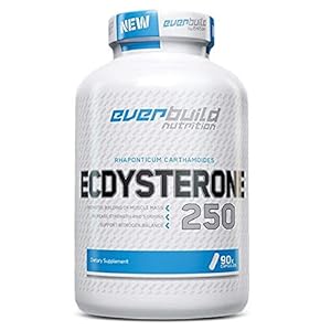 Ecdysterone van 250 mg, 90 capsules, voor de opbouw van een magere spiermassa en het verliezen van lichaamsvet