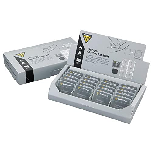 Patches Topeak Fly Paper autocollants par 20 pour réparer rapidement un pneu de vélo sans colle