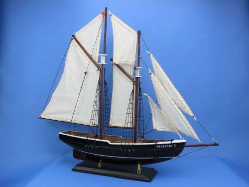 Hampton Nautical Bluenose Sailboat, 24"