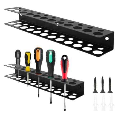 Screwdriver Holder Wall Mount with 23 Holes