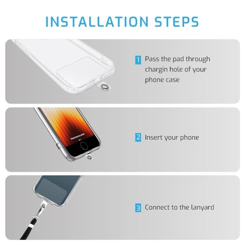 Cordones universales para teléfono celular para evitar caídas del móvil 3