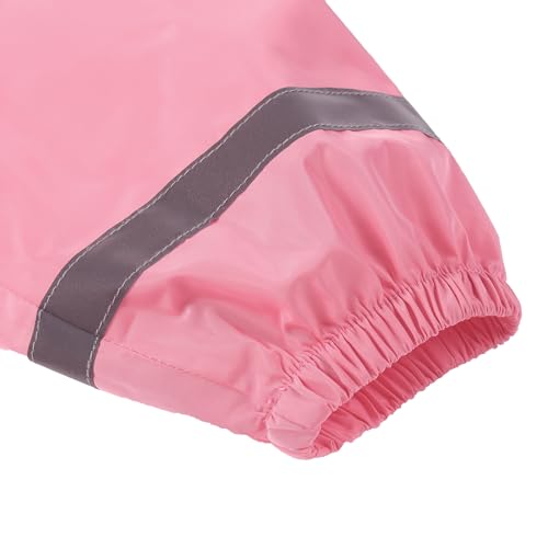 Toddler Rain Wear Children Boys Girls Raincoat Kids Poncho Waterproof Hoodie Cute Cartoon Rain Jacket 6-10years L Size4